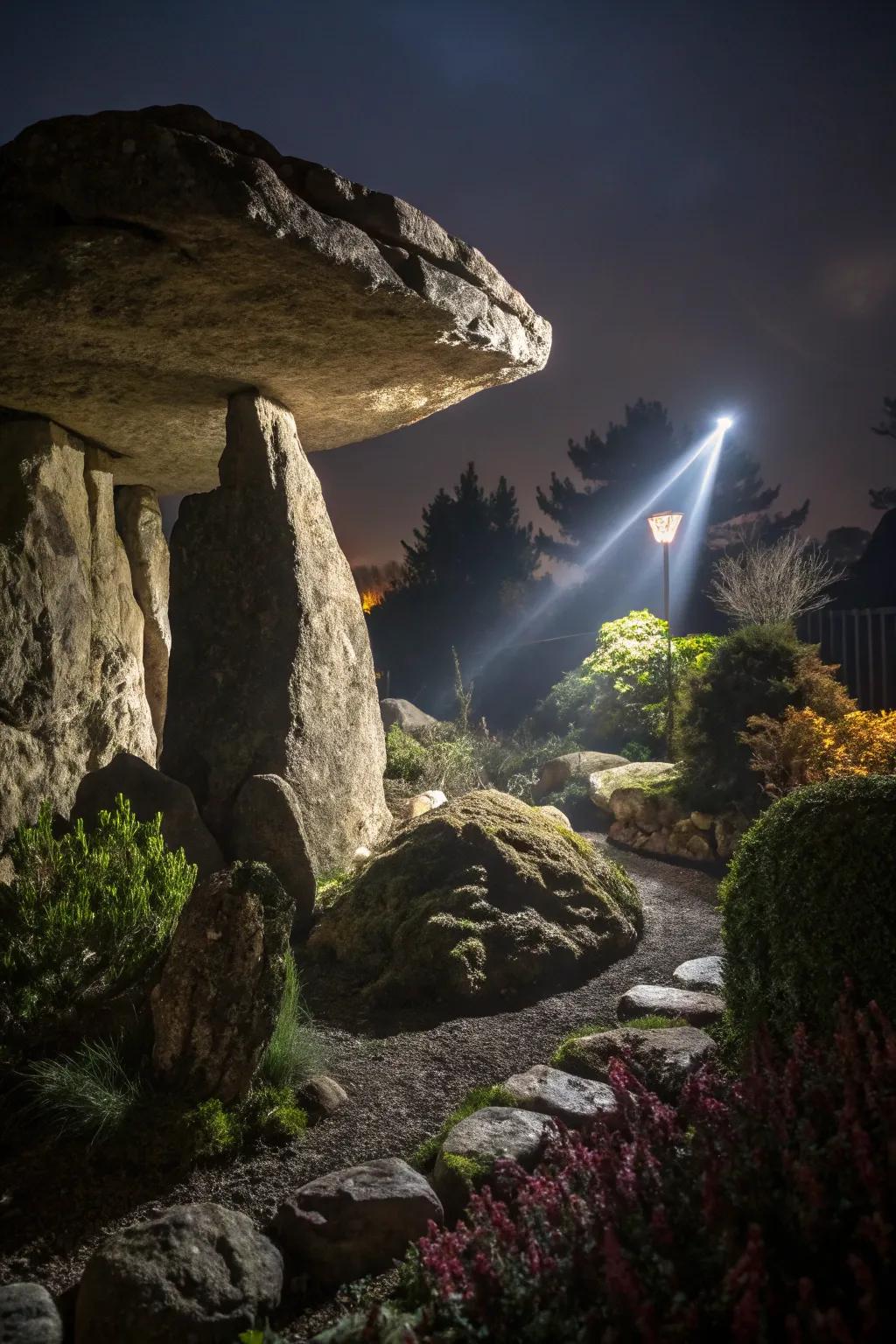 Spotlighting turns key features into focal points.