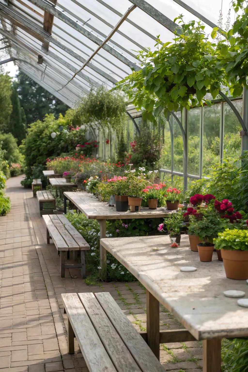 Seamless integration with the outdoor garden