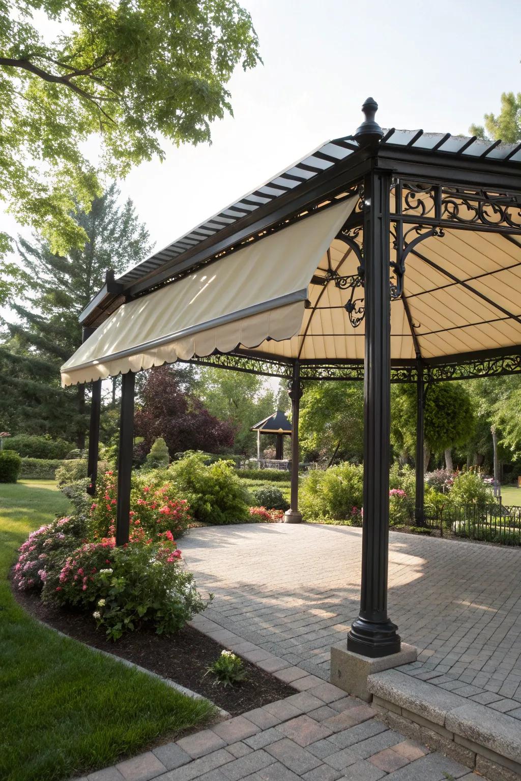 Enjoy flexibility with retractable shade wonders.