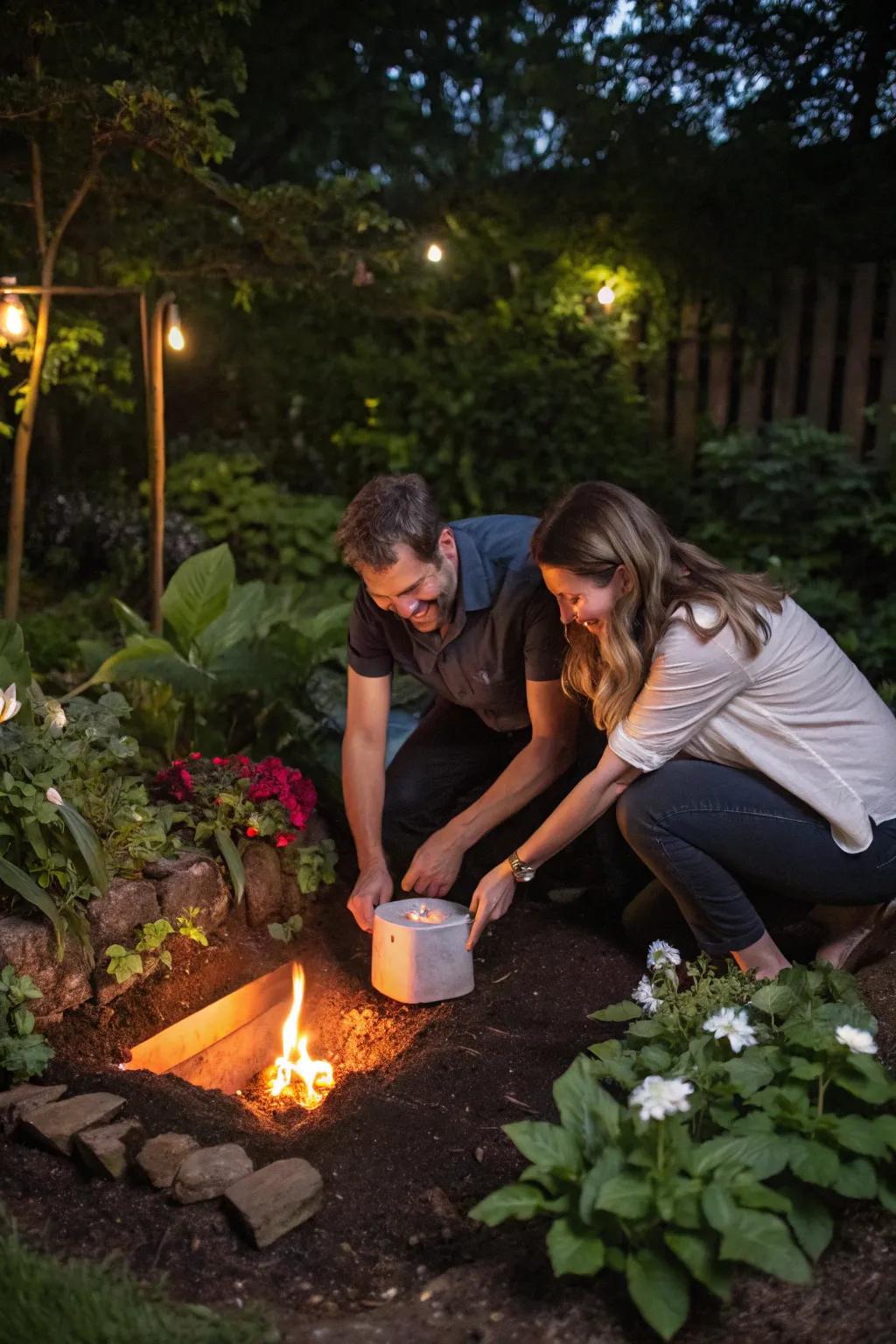 Creating a time capsule adds a personal touch to your date.