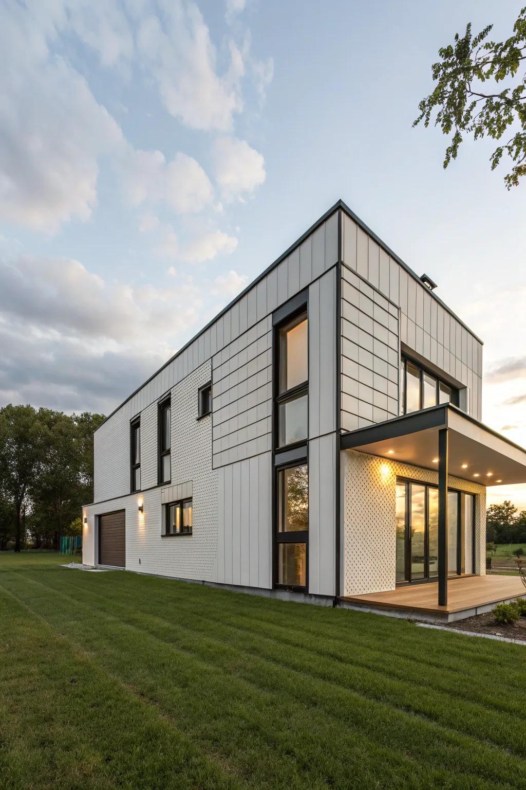 Clean lines give this home a sleek and modern edge.