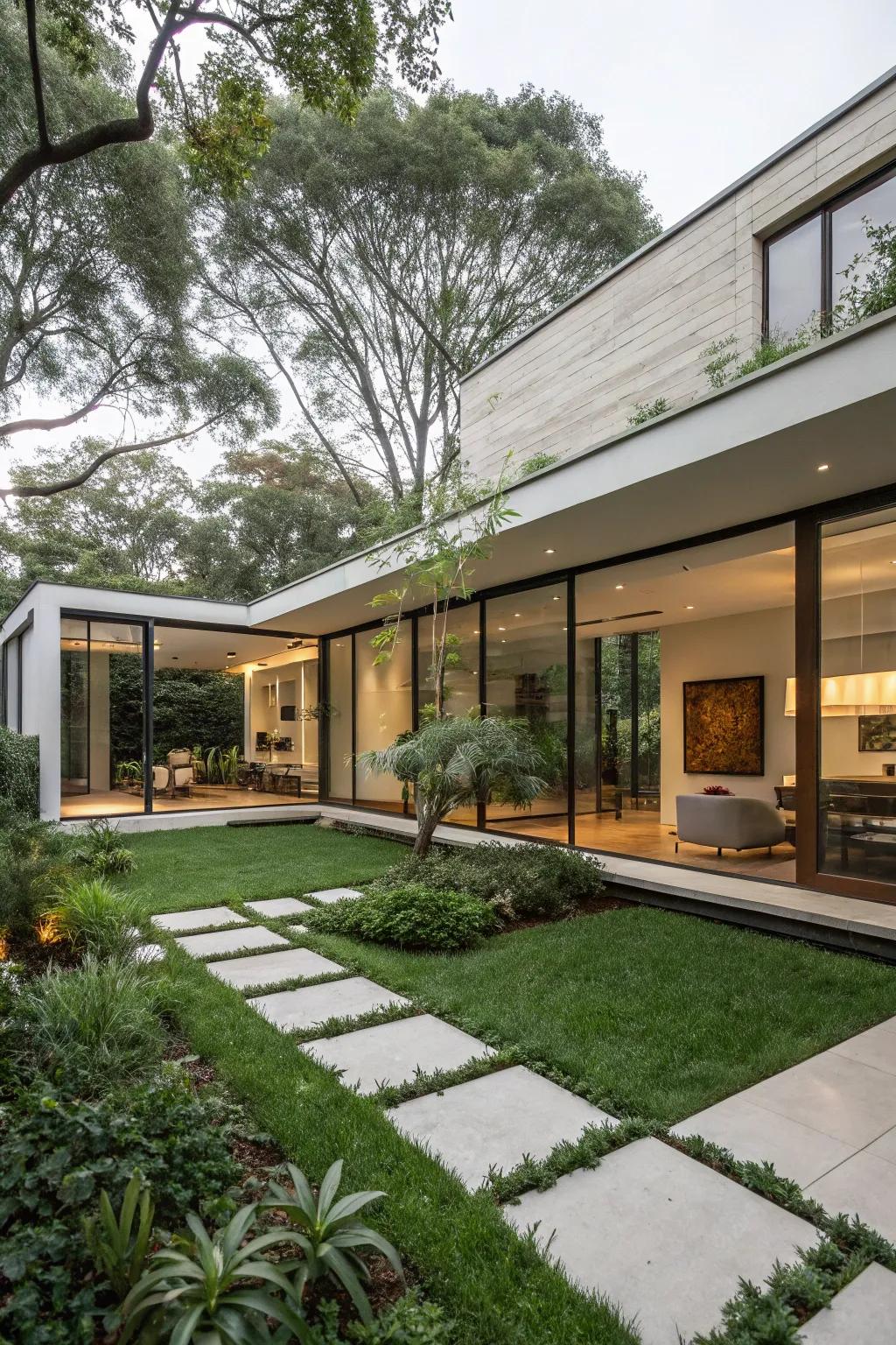 Open spaces invite nature to your doorstep.