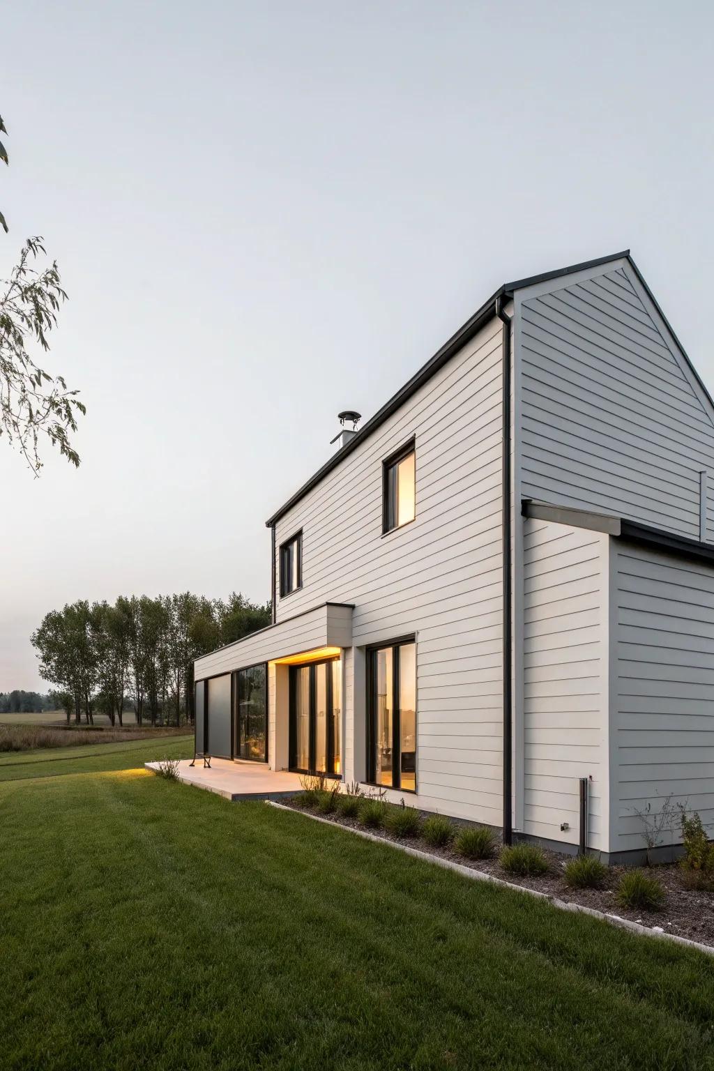 Invisible trim enhances a sleek, clean look.