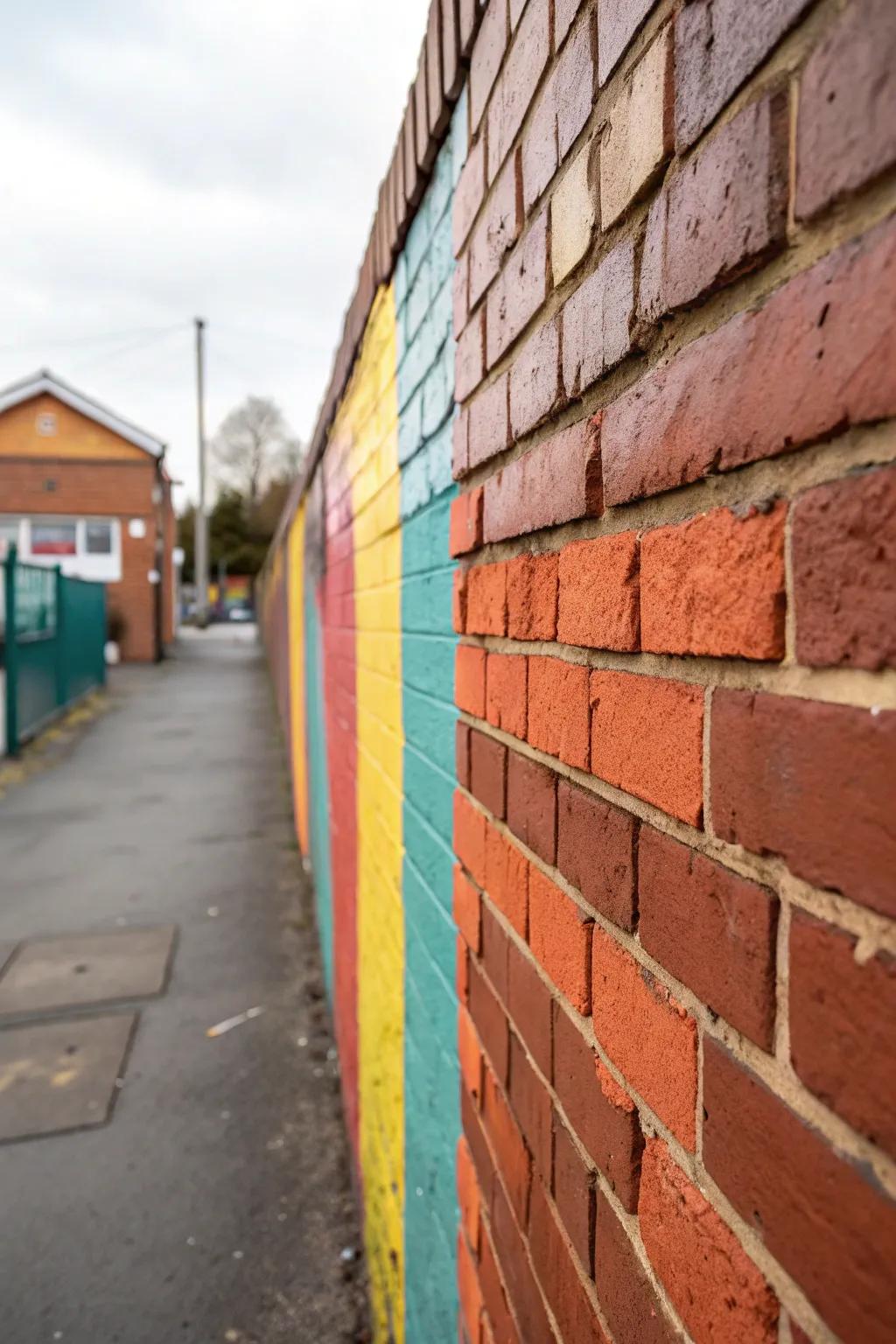 A pop of color can completely transform your wall.