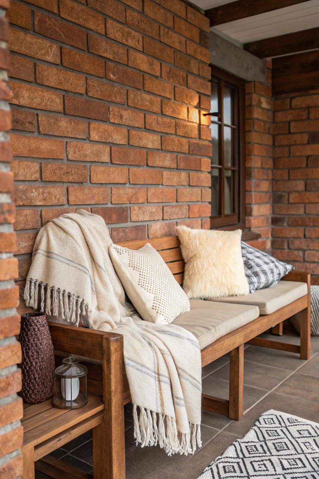 A cozy nook invites you to relax and unwind.