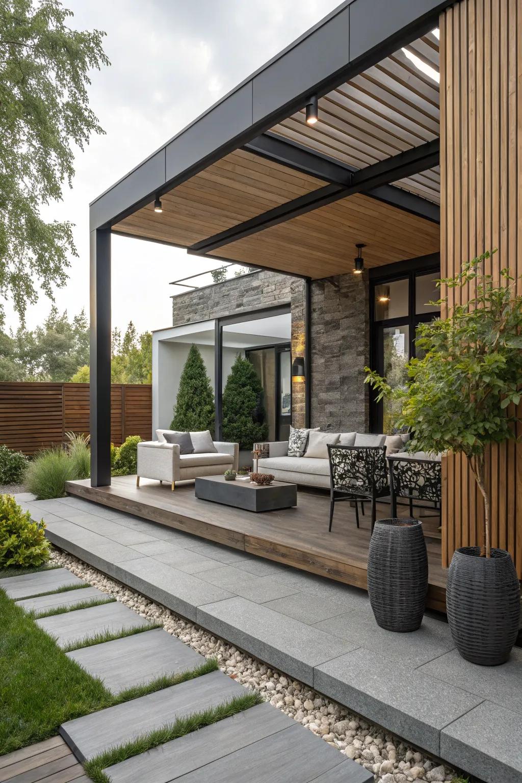 Achieve a modern look with sleek design elements.