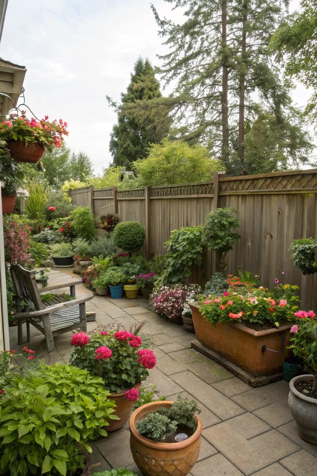 Bring your terrace to life with lush greenery.