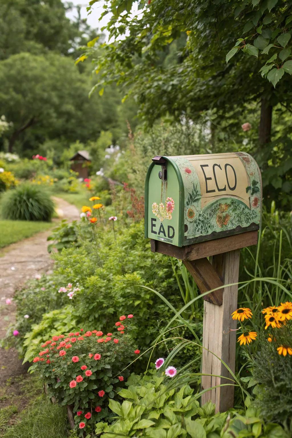 Show your love for the planet with eco-friendly lettering.