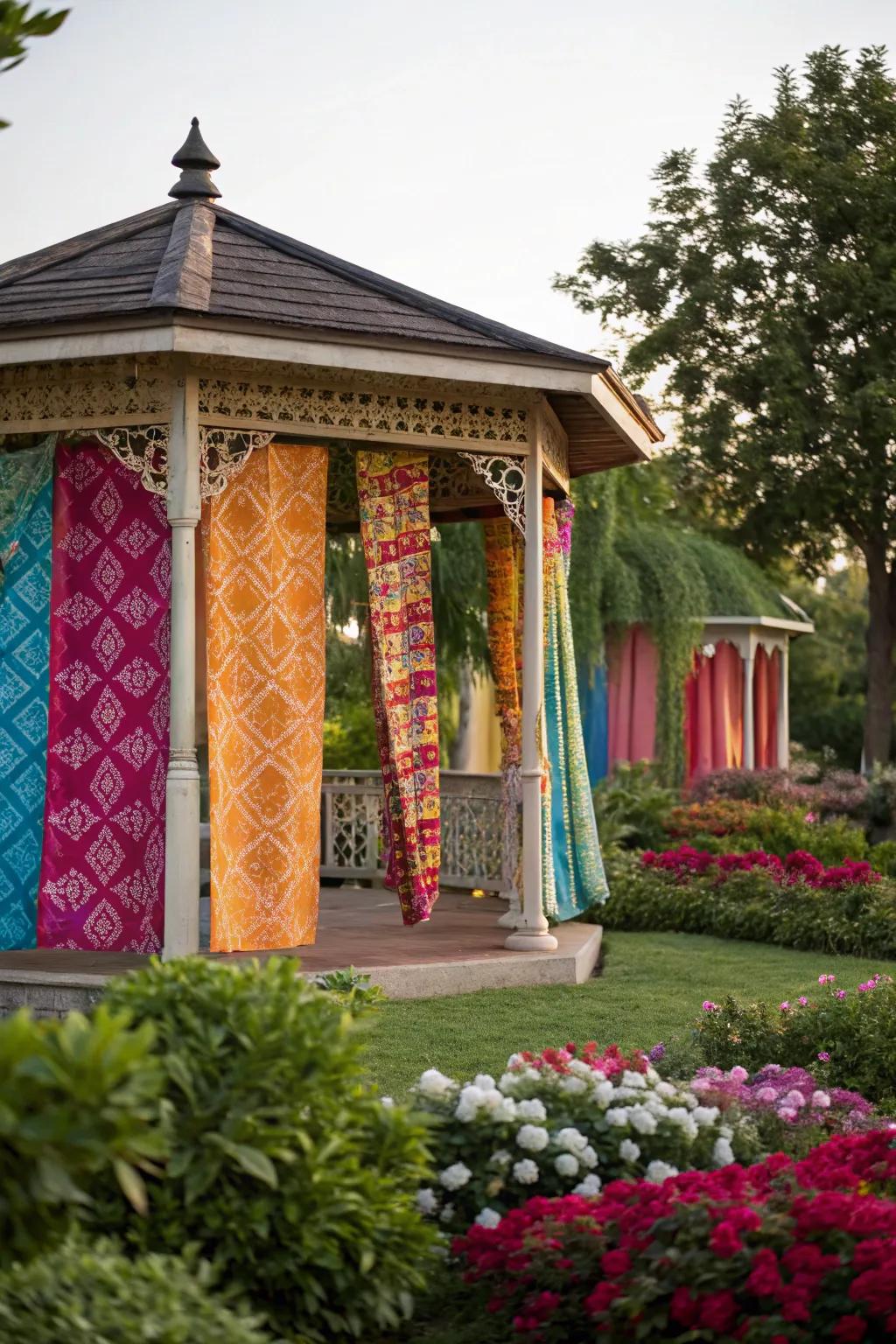 Fabric panels offer softness and versatility.