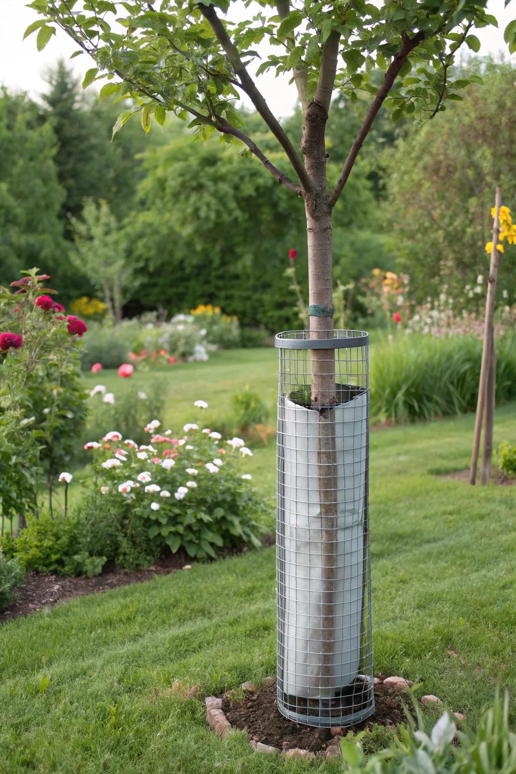 Hardware cloth tubes offer a budget-friendly DIY solution.