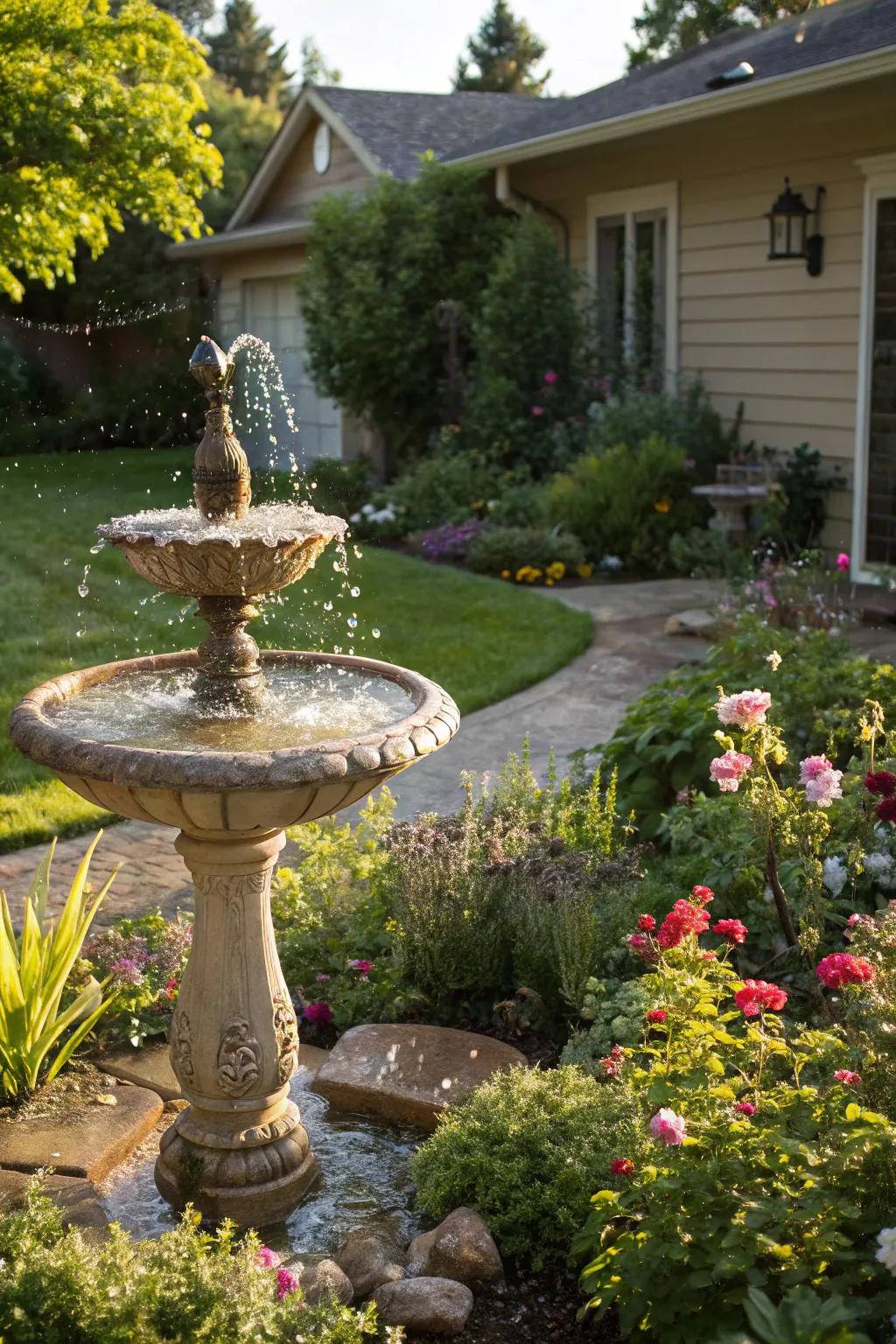 Decorative elements add character and charm to your landscape.