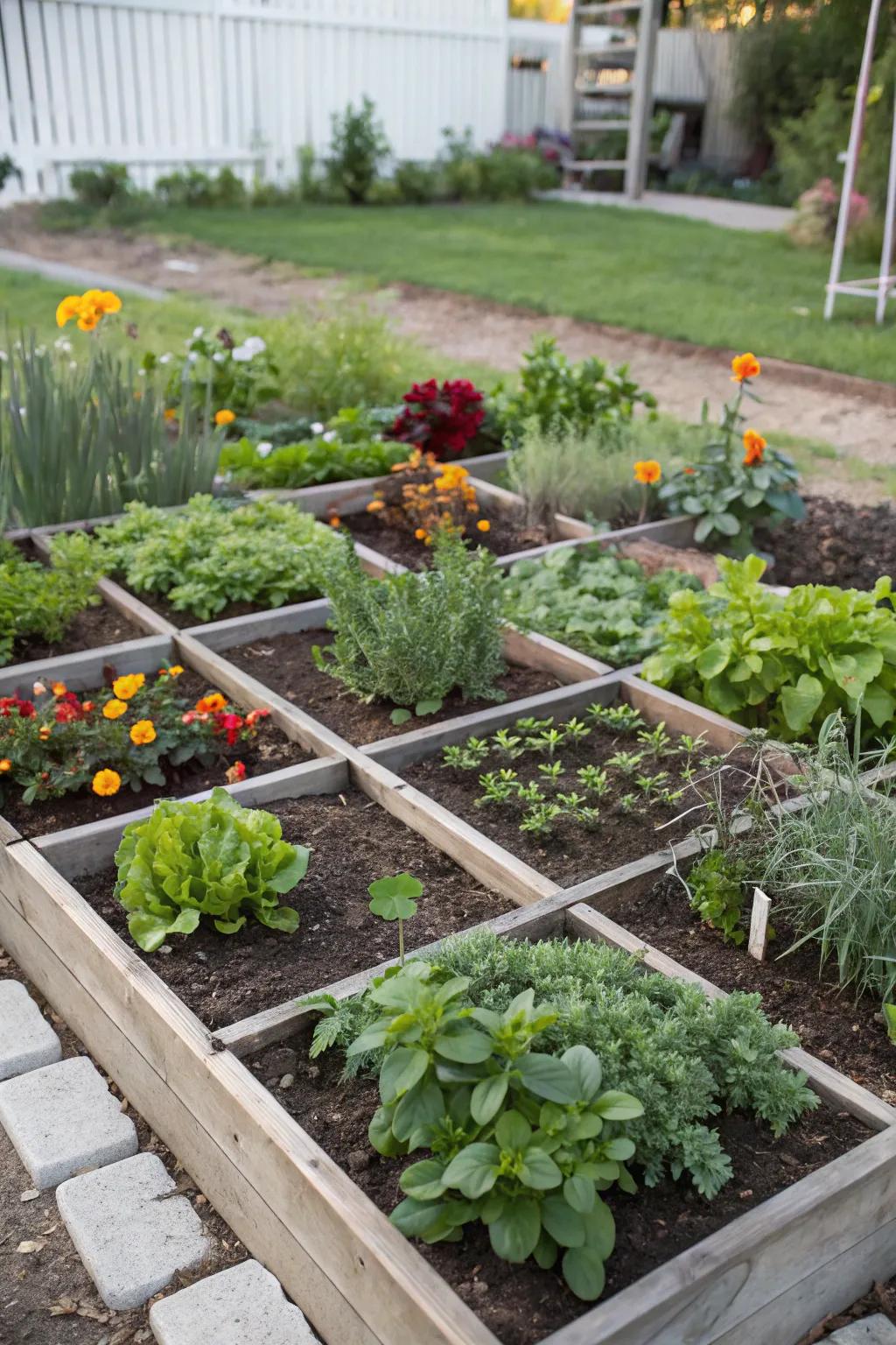 Keep your garden fresh by rotating with the seasons.