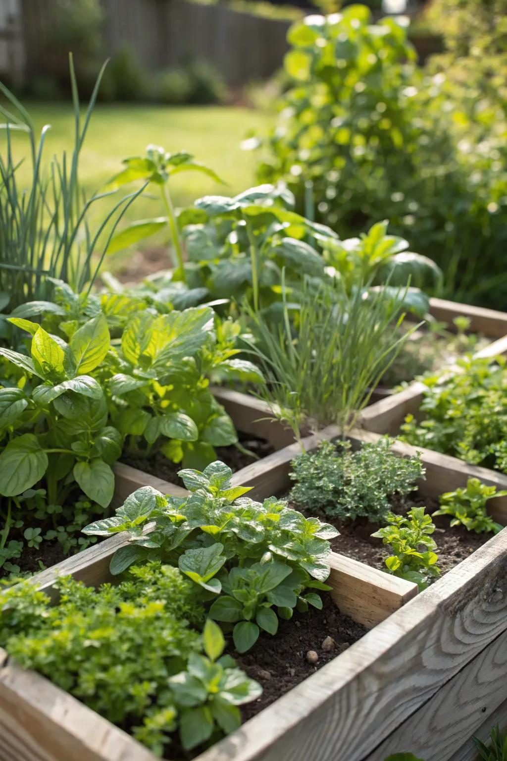 Herbs add flavor to your garden and your kitchen.