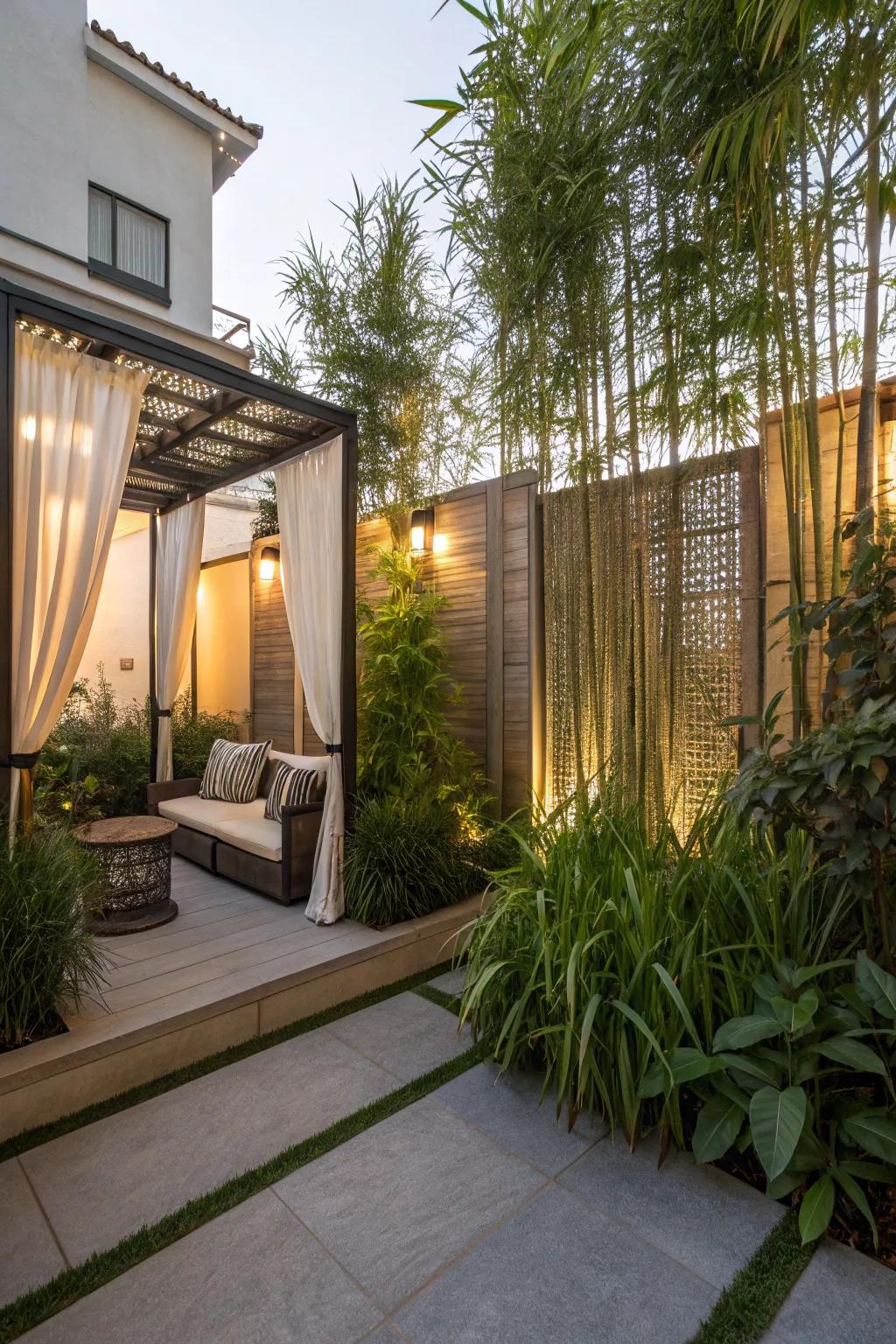 Pergolas offer stylish shade and comfort.