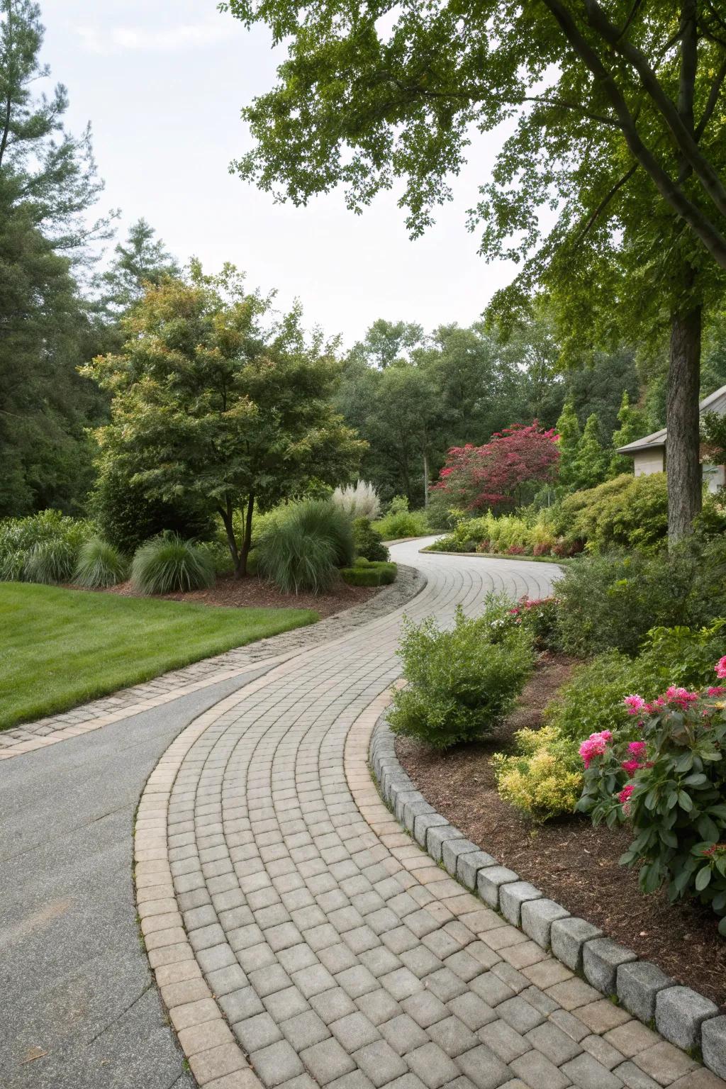 Eco-friendly materials like permeable pavers support environmental sustainability.