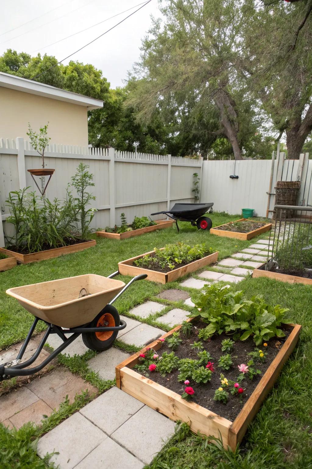 Garden accessories keep your space organized and efficient.