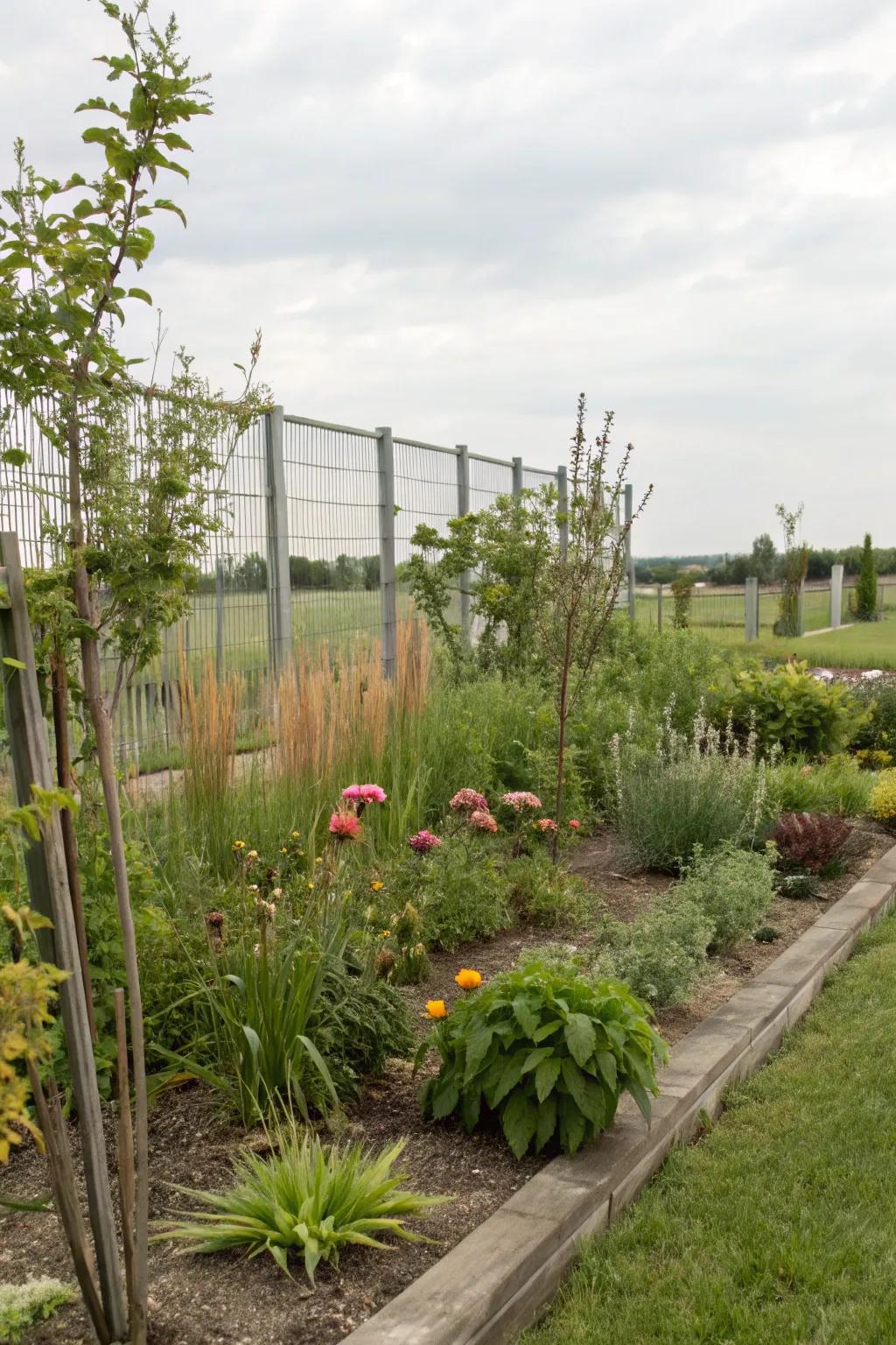 Succession planting ensures a continuous supply of fresh produce.