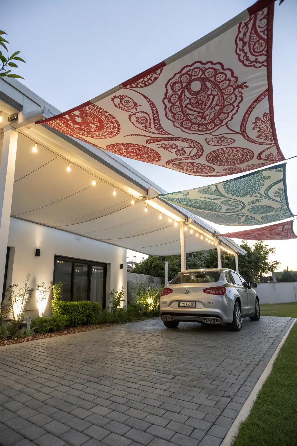 Personalized accents make your shade sails uniquely yours.