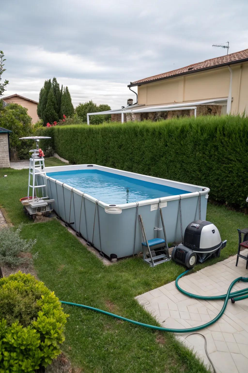 A pool designed for easy upkeep and maximum enjoyment.