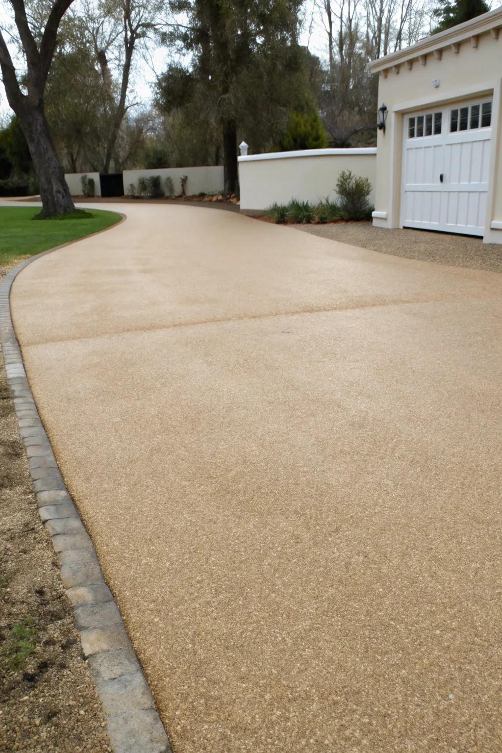 A sandwashed finish offers a smooth, gentle texture perfect for barefoot strolls.