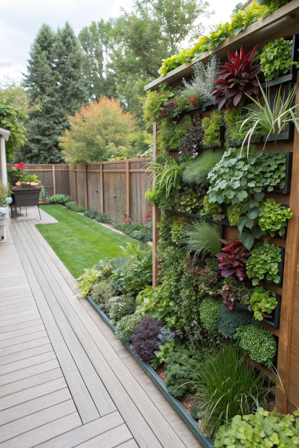 Vertical garden fences bring life and greenery to your yard.