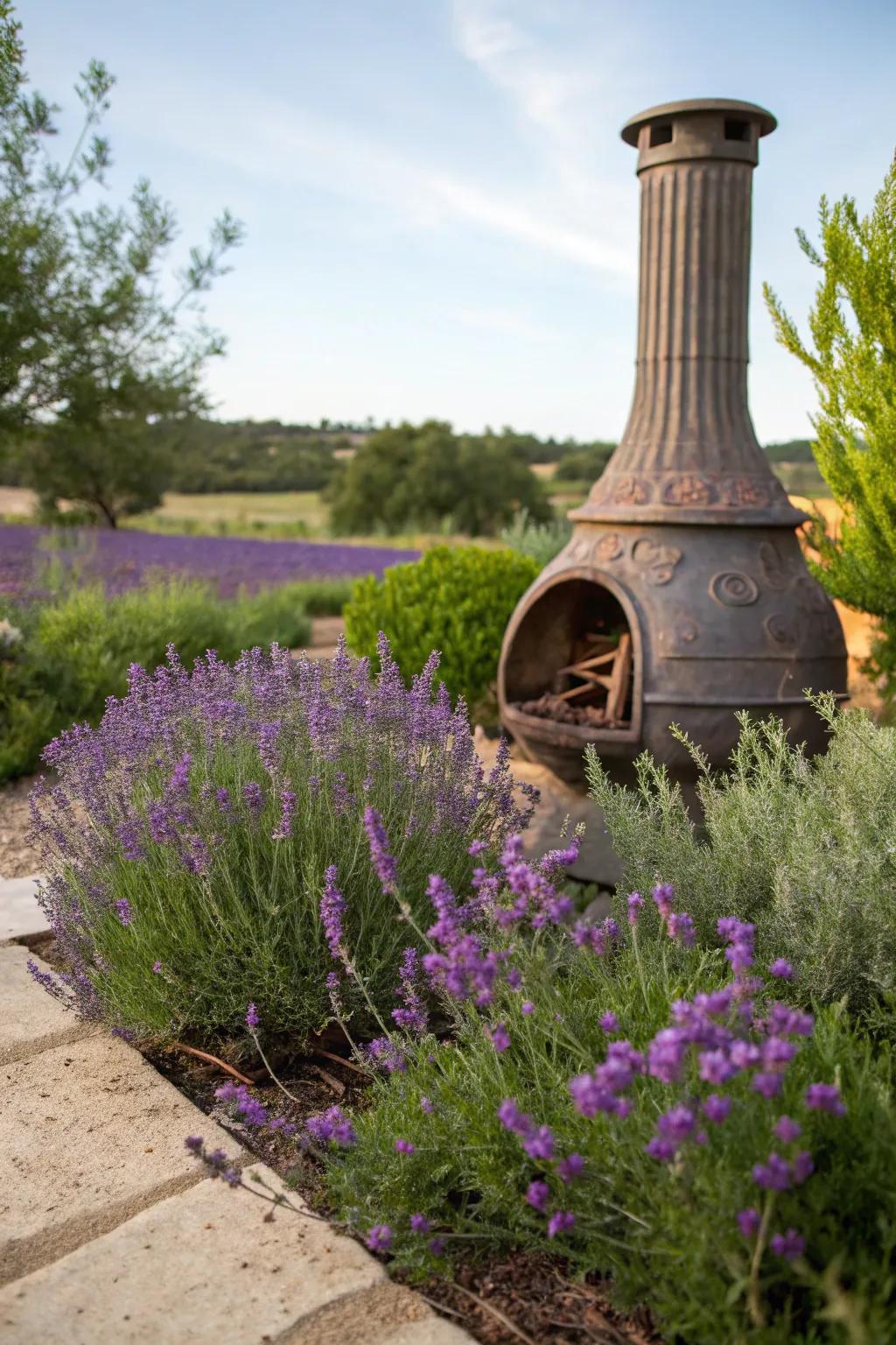 Infuse Mediterranean vibes with fragrant herbs.