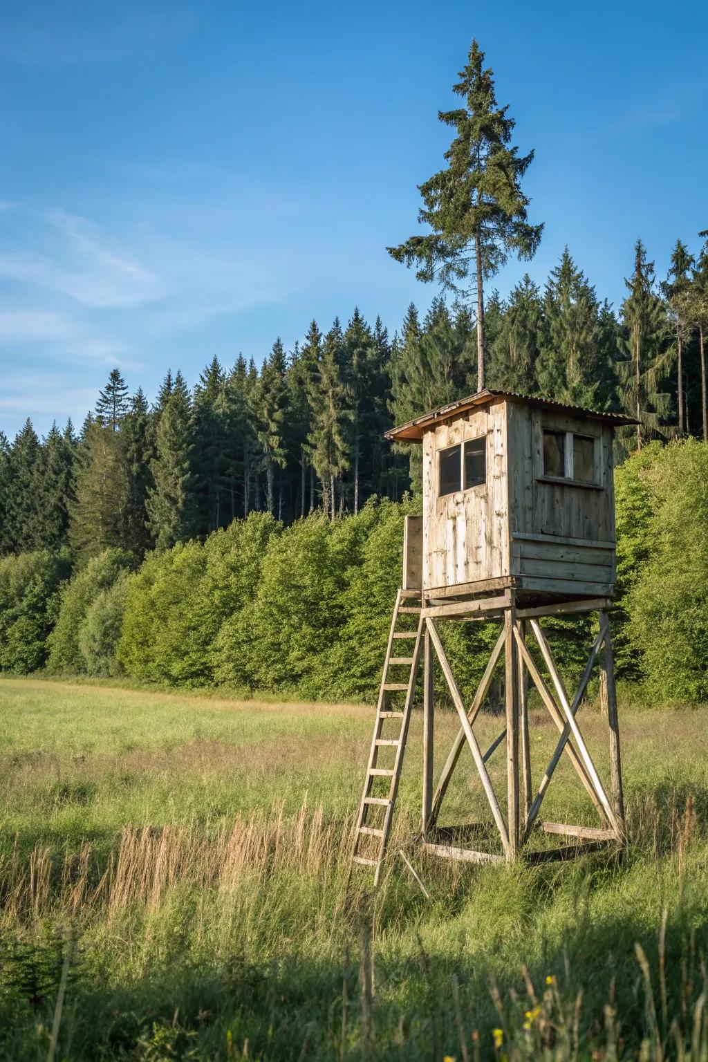 Sustainable features make your deer stand eco-friendly and efficient.
