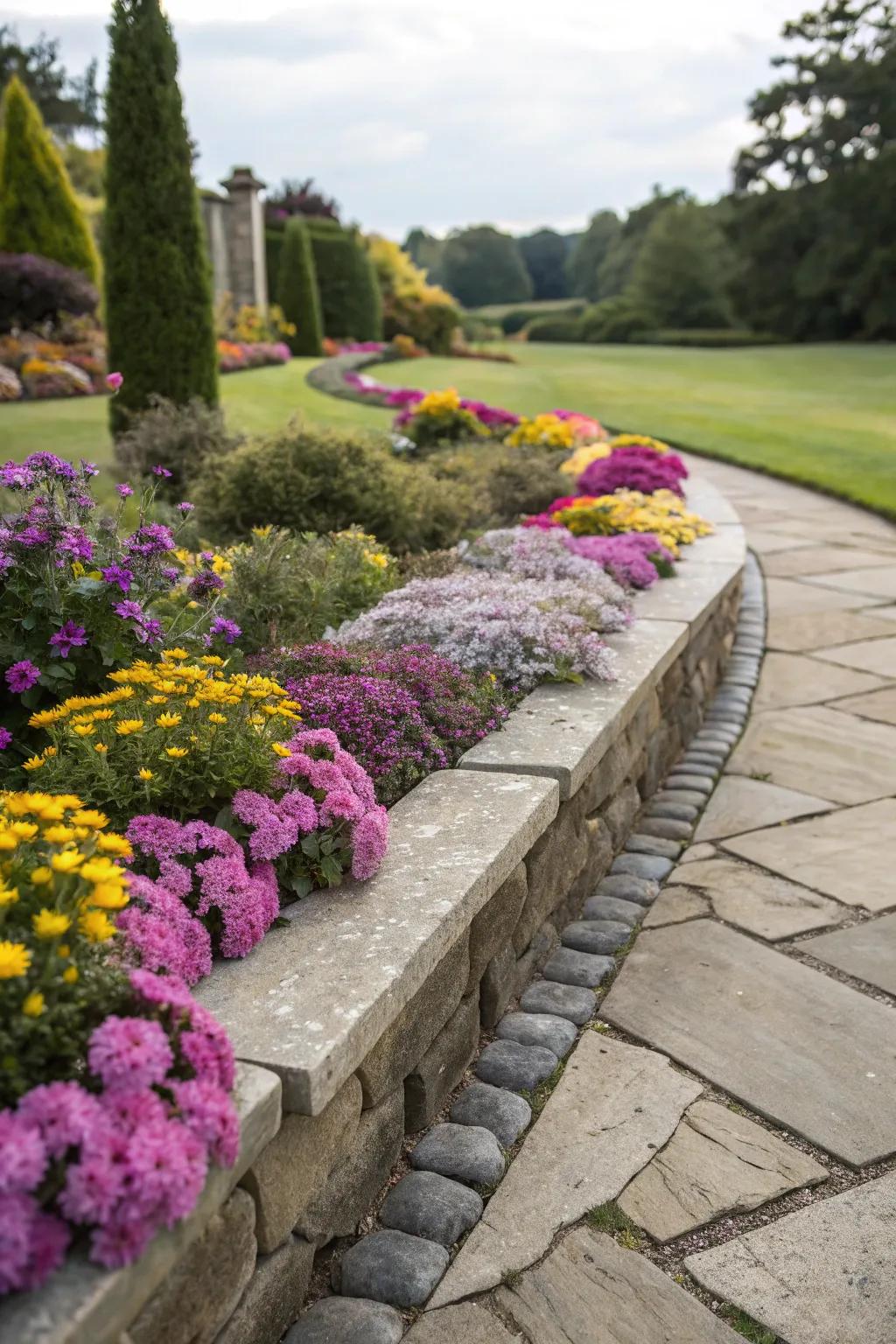 Edging creates a defined and polished garden look.