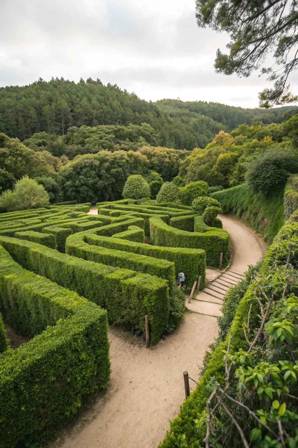 Bush mazes offer a playful and adventurous touch to any garden.