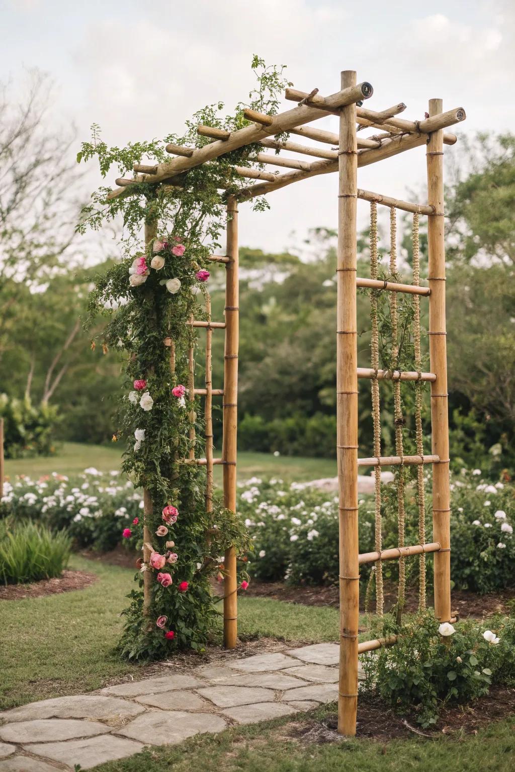 Sustainable materials offer elegance with an eco-friendly twist.