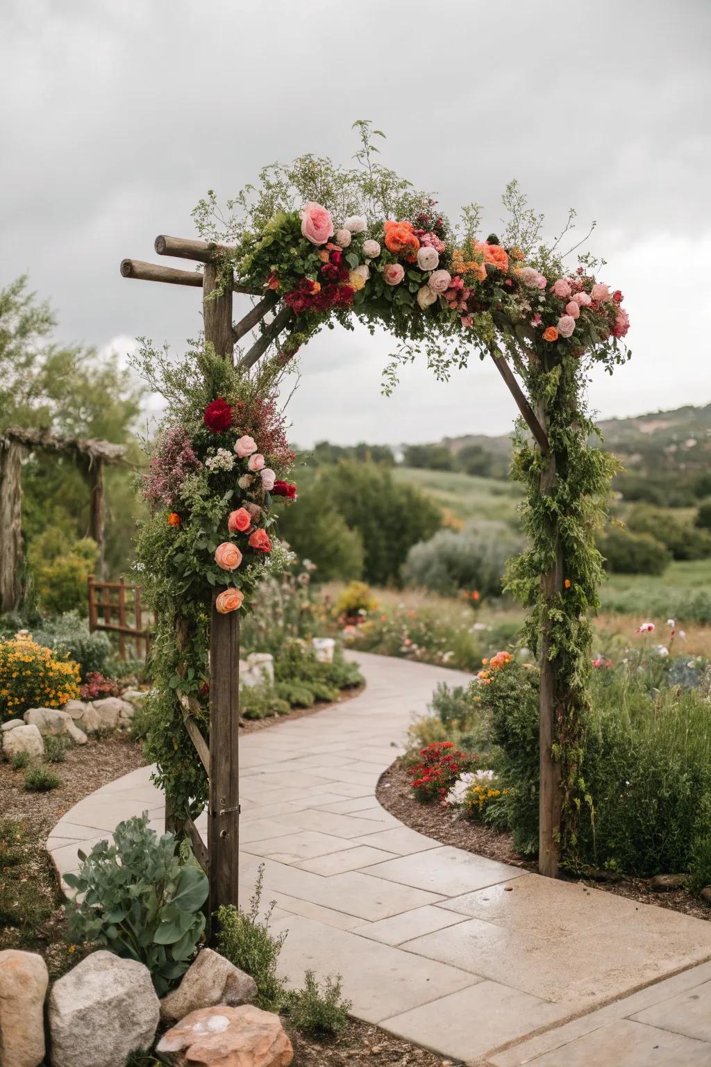 Asymmetry in design adds an artistic and memorable flair.