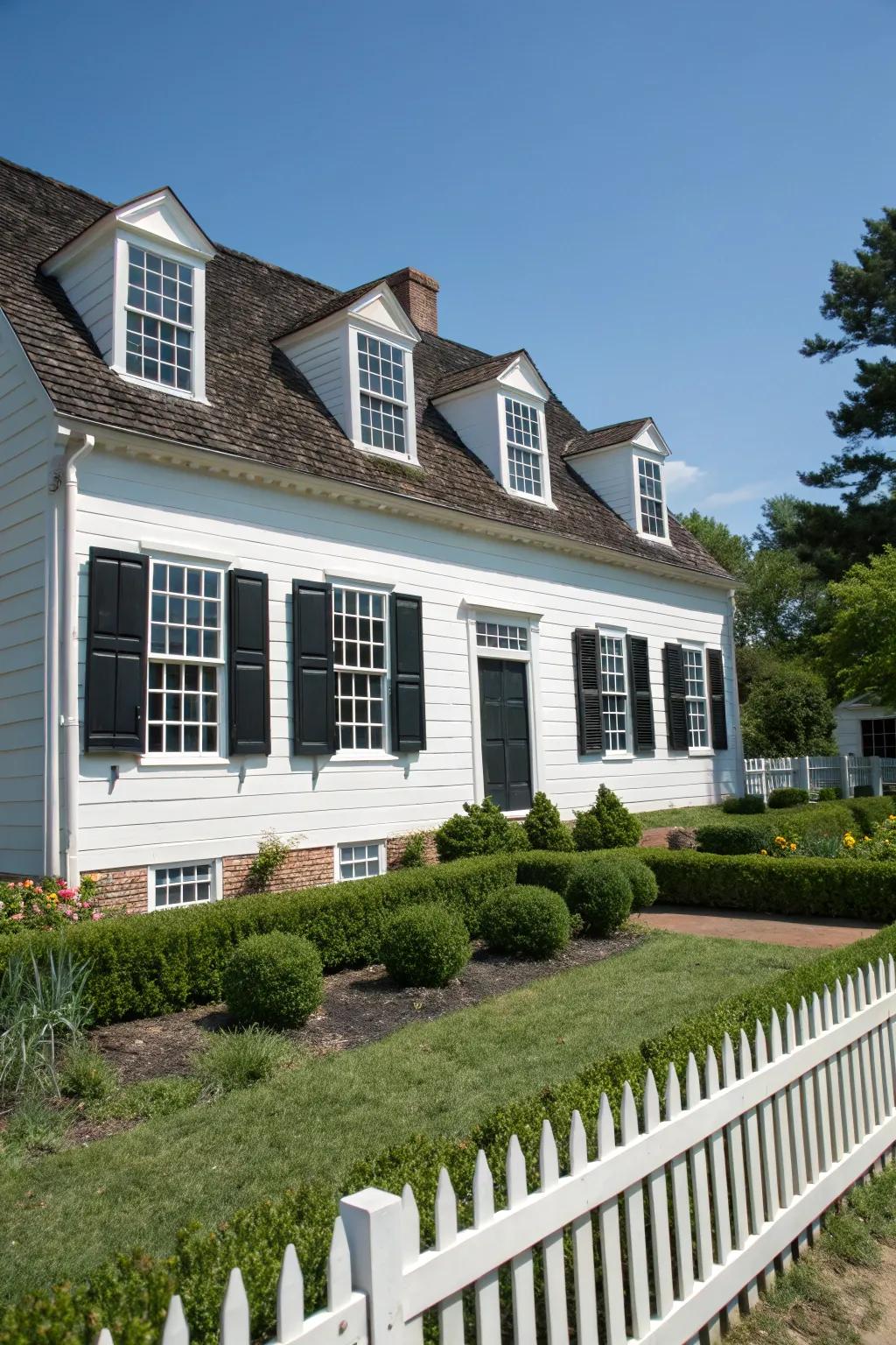 Add historical charm with small-paned windows.