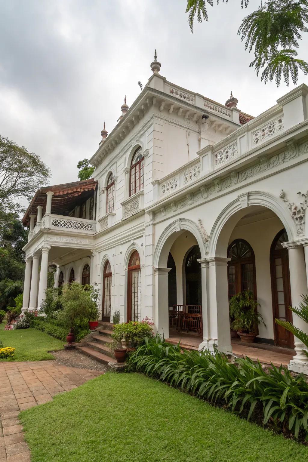 Add elegance with arched doorways.