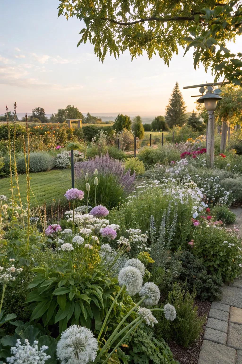 A sensory garden offering a full sensory experience.