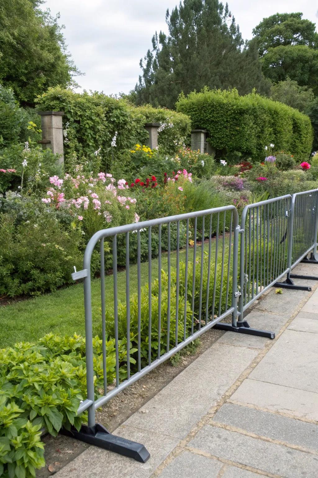 Portable fences are versatile for any occasion.