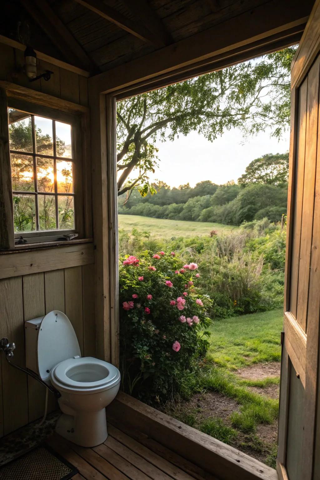 Privacy with natural light and garden views