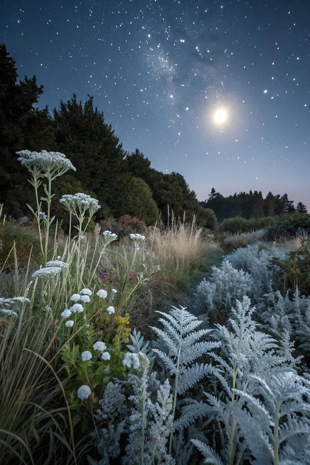 Moon gardens create a mystical, nighttime garden experience.