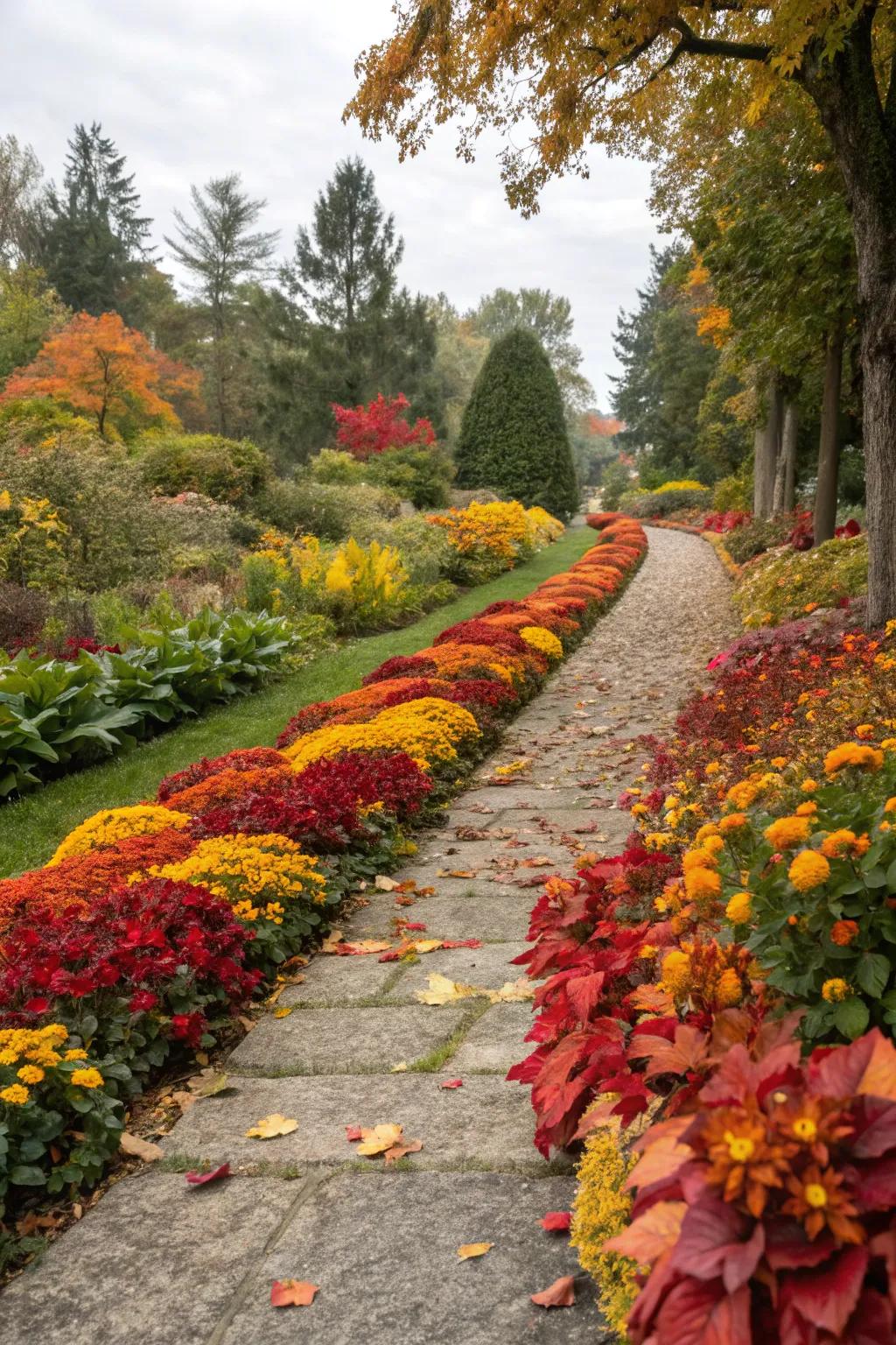 Transform pathways with blooming borders.