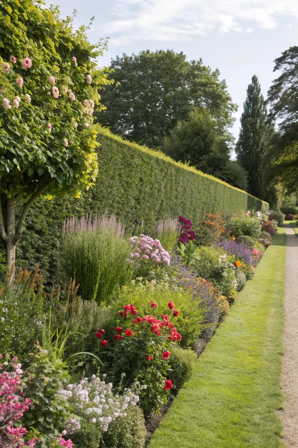 Hedges: nature’s soft and sturdy embrace for your garden.