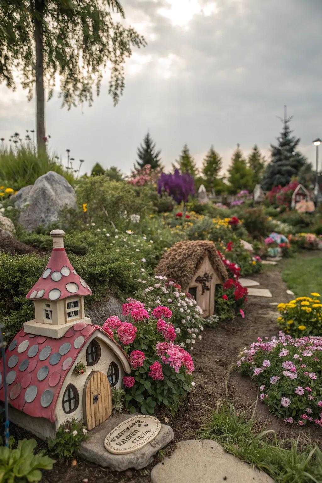 A fairy garden nook brings magic and imagination to life.