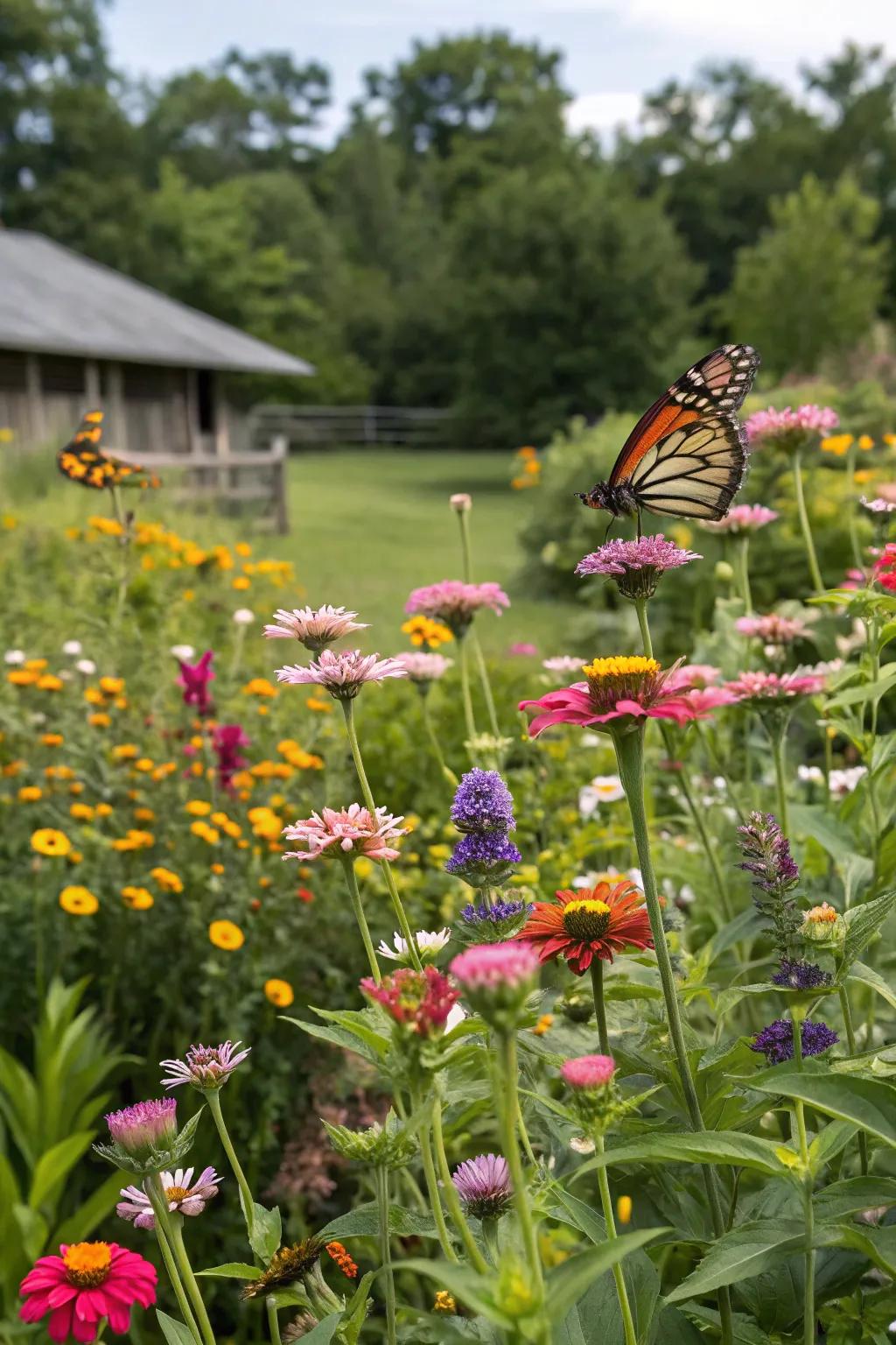 A wildlife-friendly garden buzzing with life.