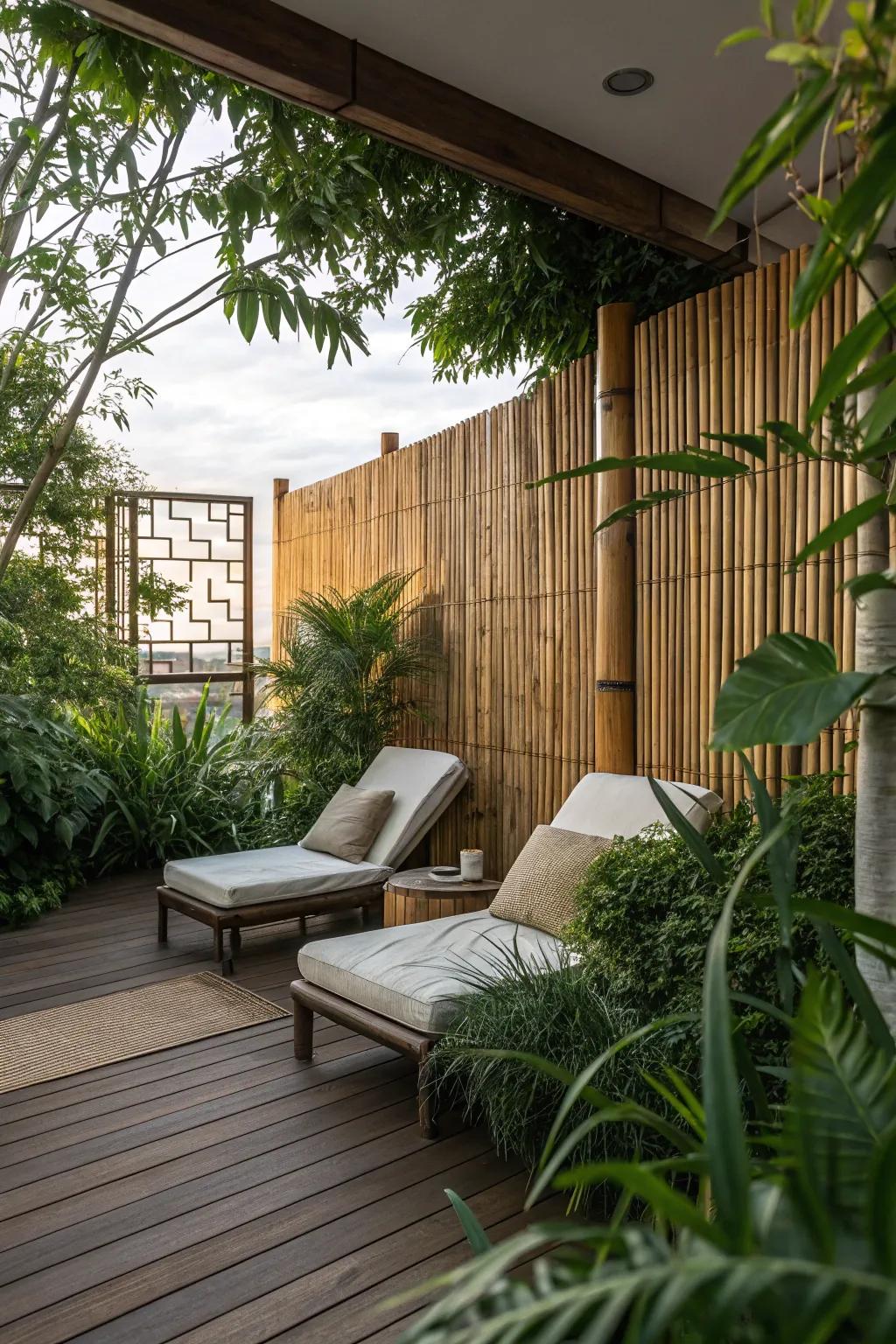 Enhance privacy and style with decorative screens.