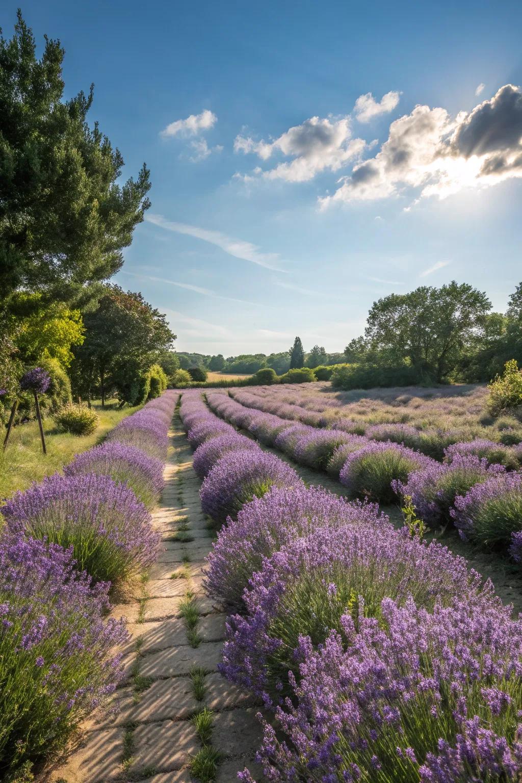 Lavender adds a calming and aromatic touch to any garden.
