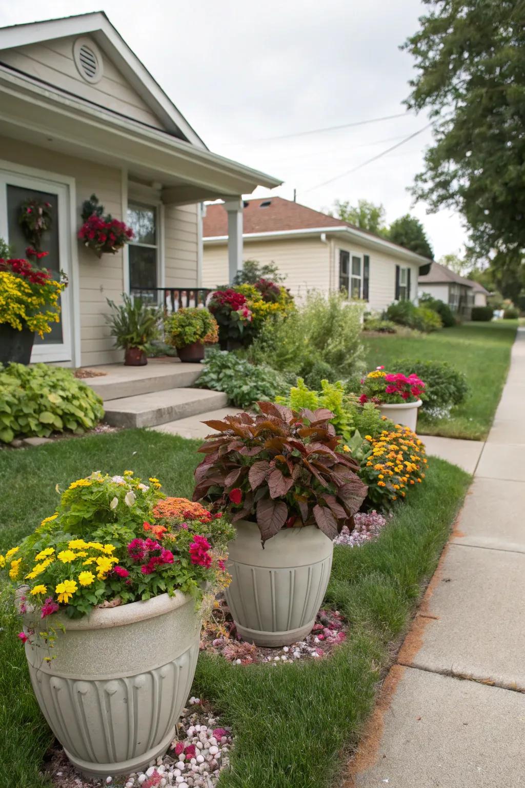 Planters offer endless design possibilities.