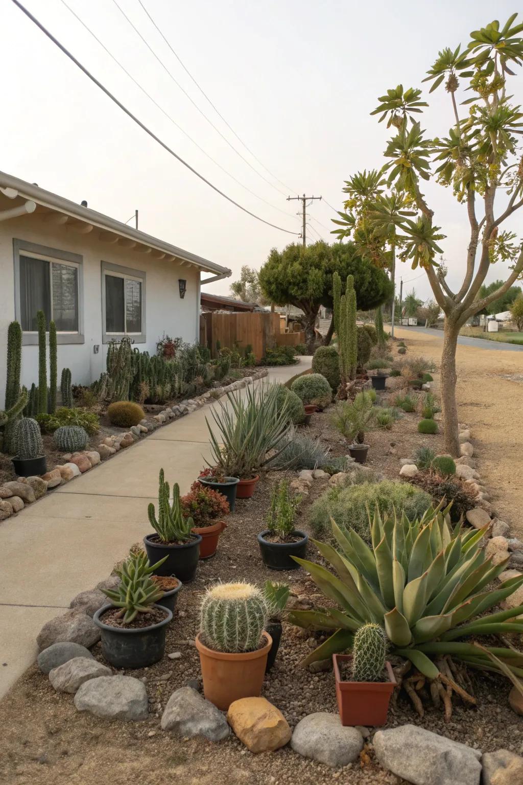 Water-wise plants offer sustainability and style.