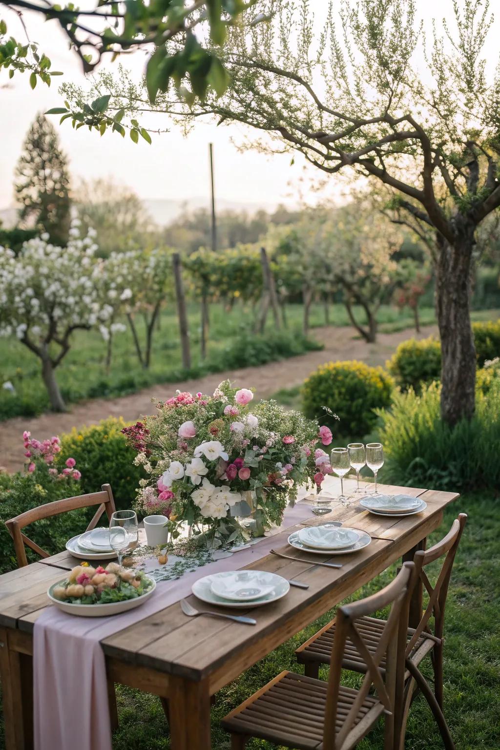 Design an alfresco dining space for unforgettable gatherings.
