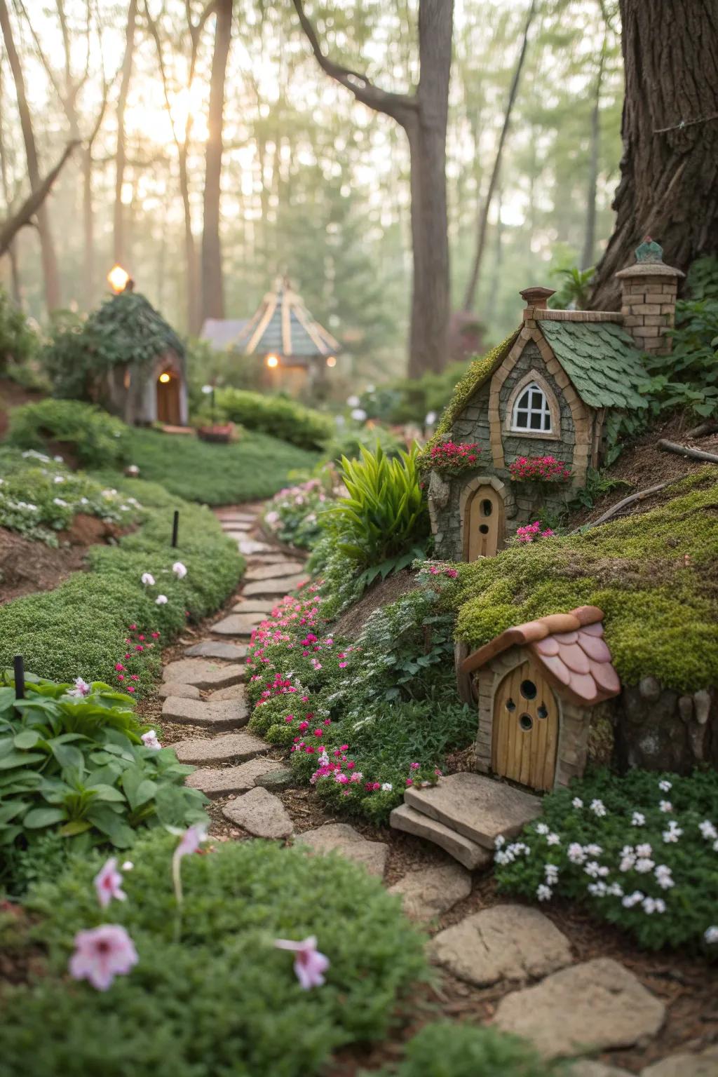 Add a touch of magic with a whimsical fairy garden.