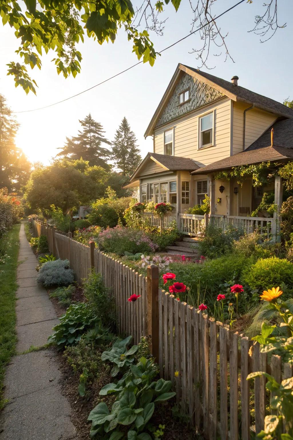 Choose sustainability with a fence made from recycled materials.