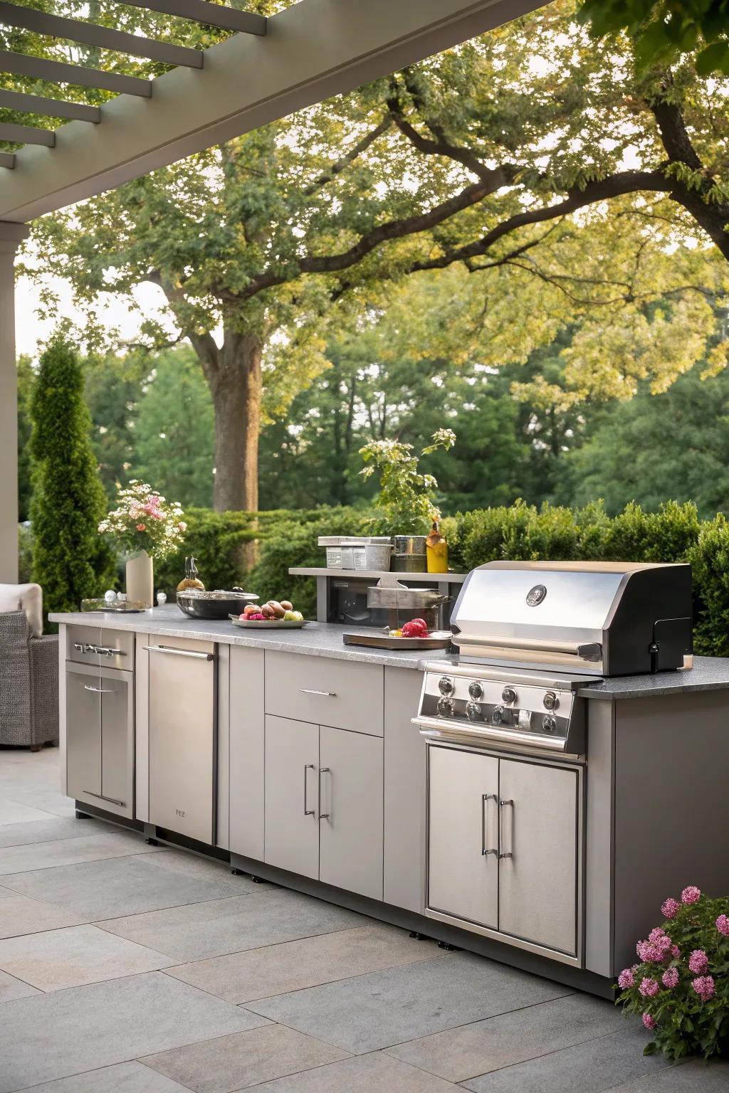 Modular cabinets offer flexibility and adaptability.