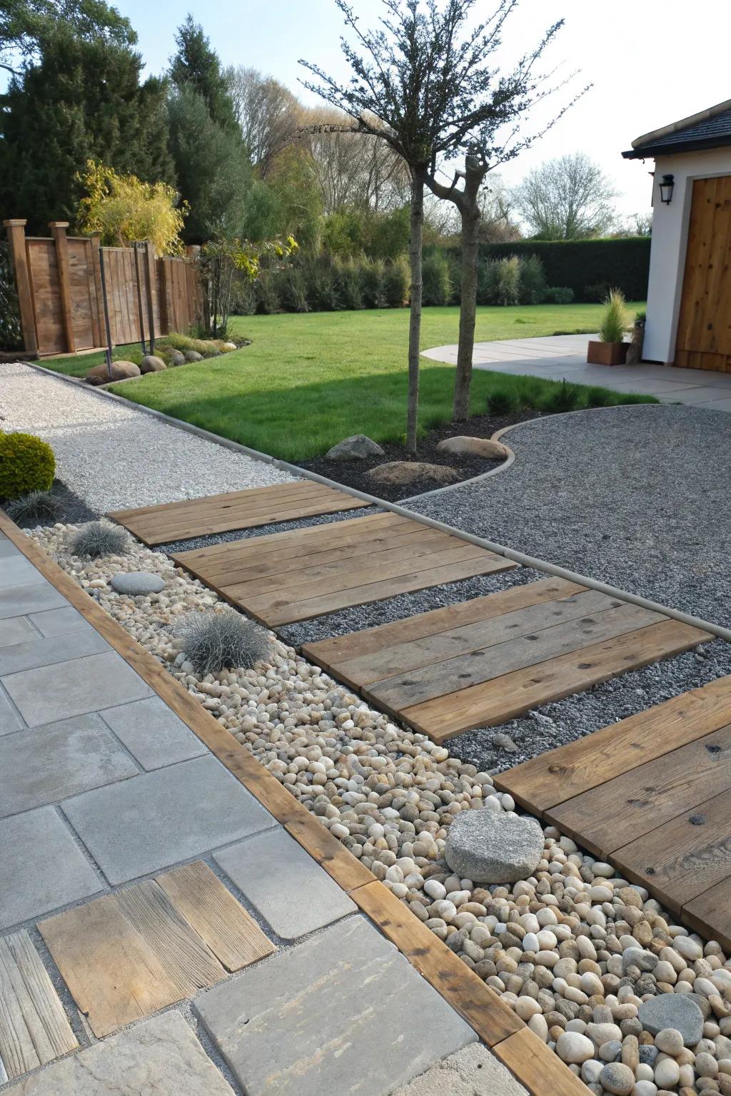 A textured masterpiece with mixed materials